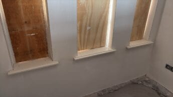Vuren vensterbank voorbeeld